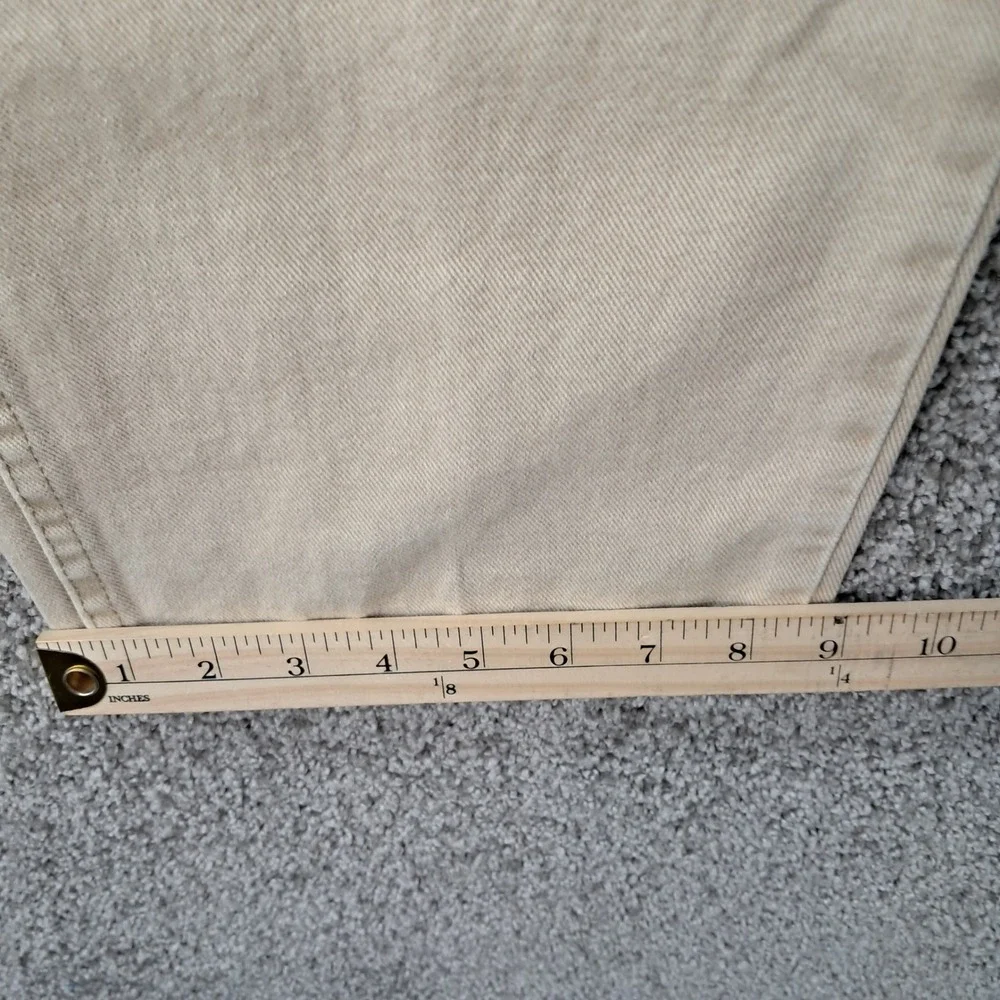 Wrangler Rugged Wear Mens Tan Khaki Relaxed Fit Cotton Pants 40x30 35002WH